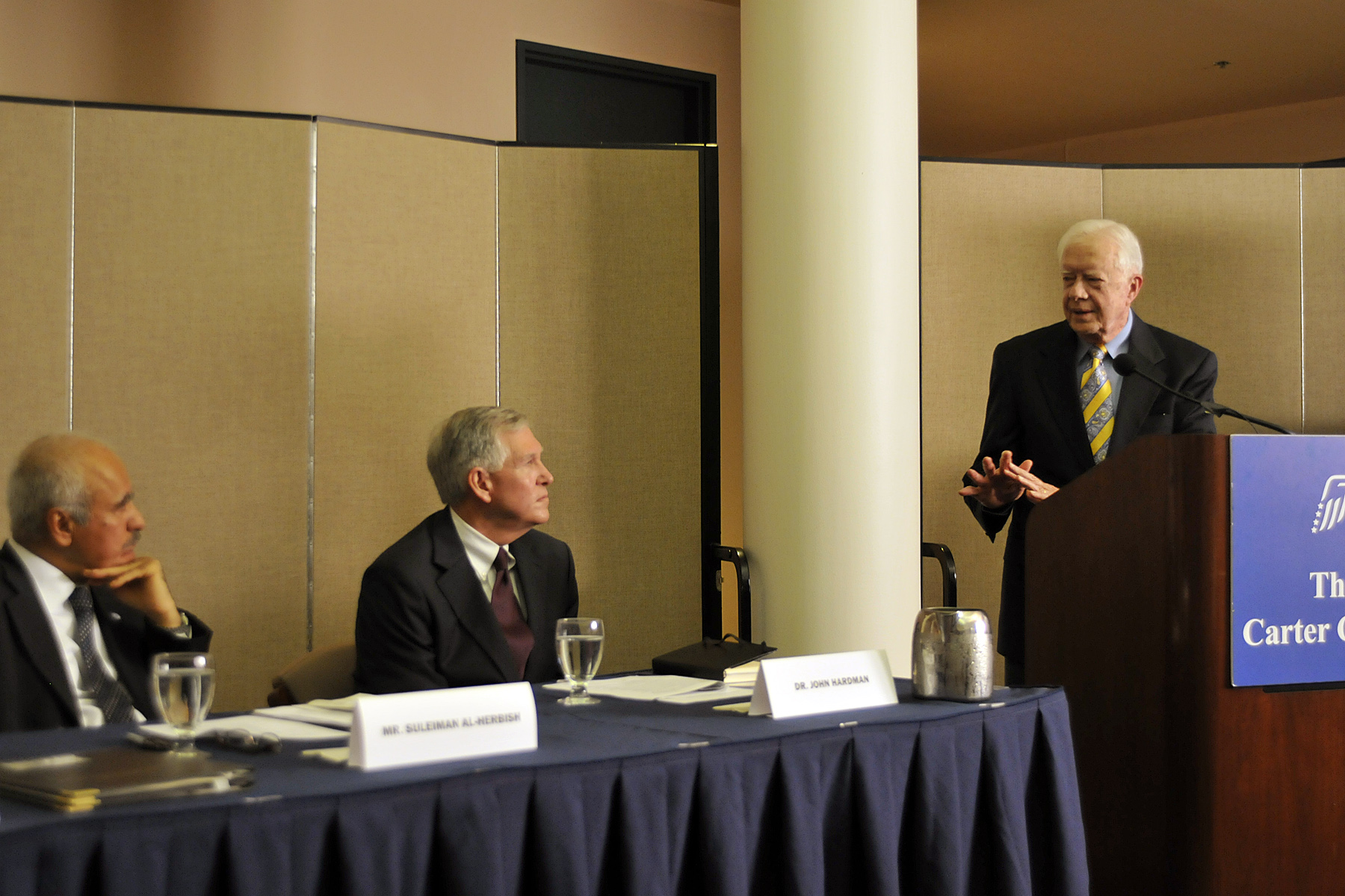 OFID signing ceremony at The Carter Center.