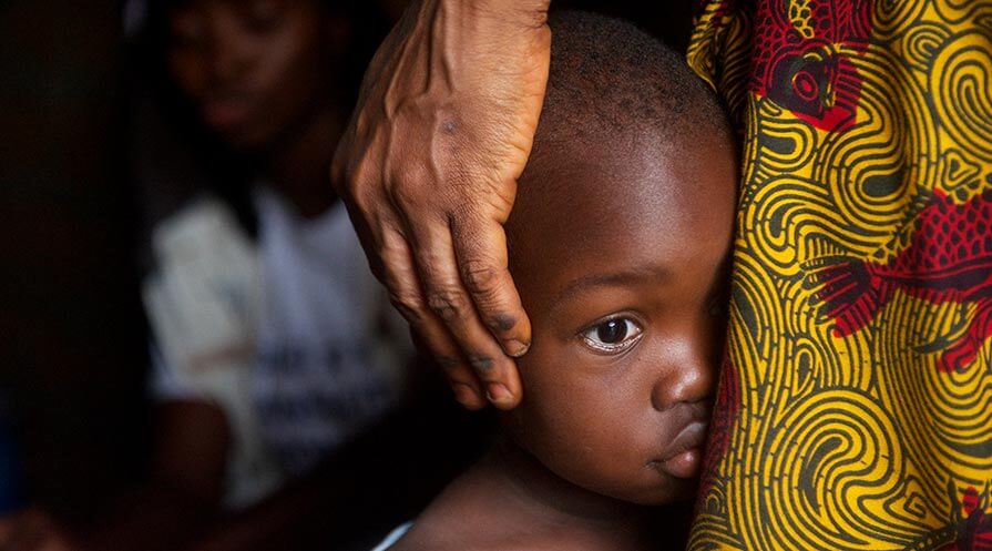 A young girl in Liberia