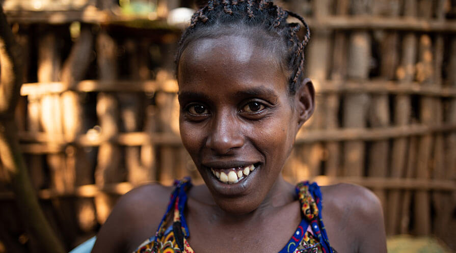 Health extension workers and CDDs like Tesfanesh Tadesse are the backbone of Carter Center-supported public health programs such as those that work to eliminate onchocerciasis and lymphatic filariasis. Tesfanesh has a gift for establishing trust with people, helping mass drug administration go smoothly.